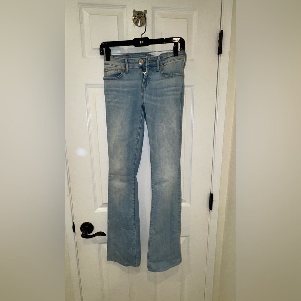 True Religion Light Blue Boot Cut Jeans